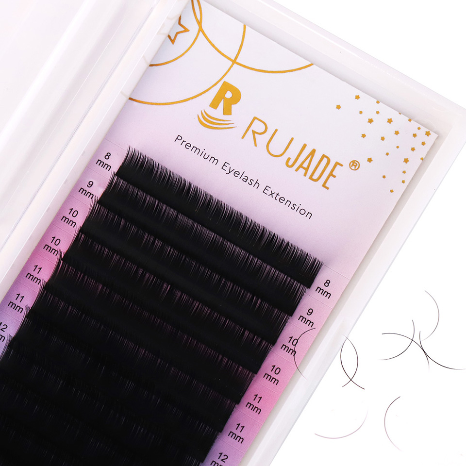 RUJADE B C CC D Curl Cashmere  - đánh giá và giá Eyelash Extension Russian Volume