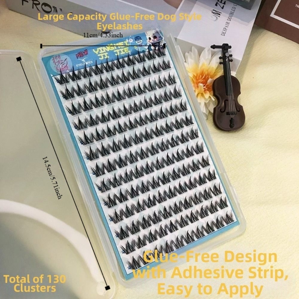 100/130/200 Clusters Black Sel - đánh giá và giá Eyelash Extension No 11