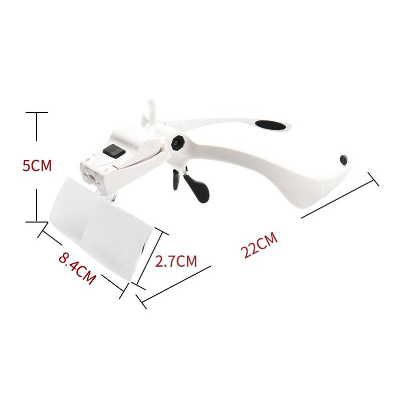 5 Lens Adjustable Magnifier Ey - đánh giá và giá Eyelash Extension With Glasses