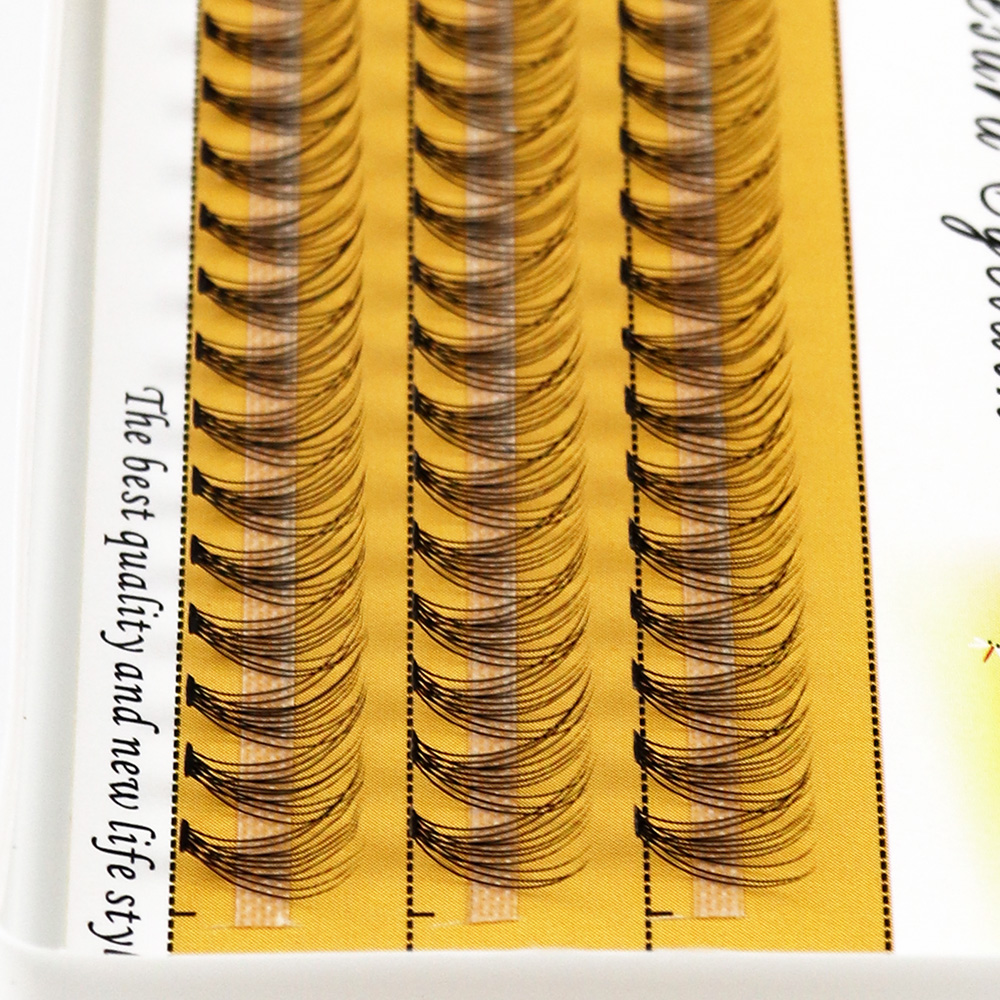 10D Faux Mink Eyelash Clusters - đánh giá và giá Eyelash Extension Russian Volume