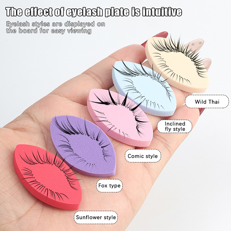 50PCS False Eyelash Pads Begin - đánh giá và giá Eyelash Extension Maps