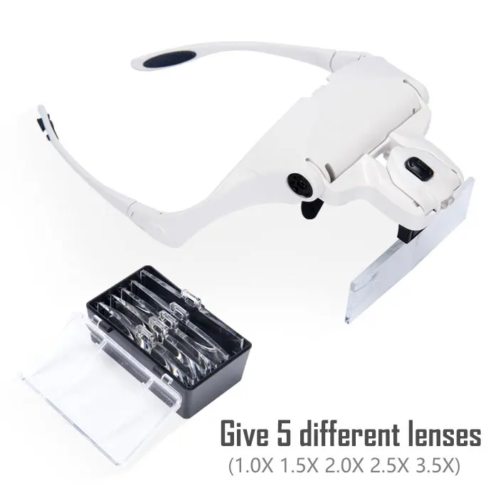 1 cái Magnifier Kính Lông Mi M - đánh giá và giá Eyelash Extension With Glasses