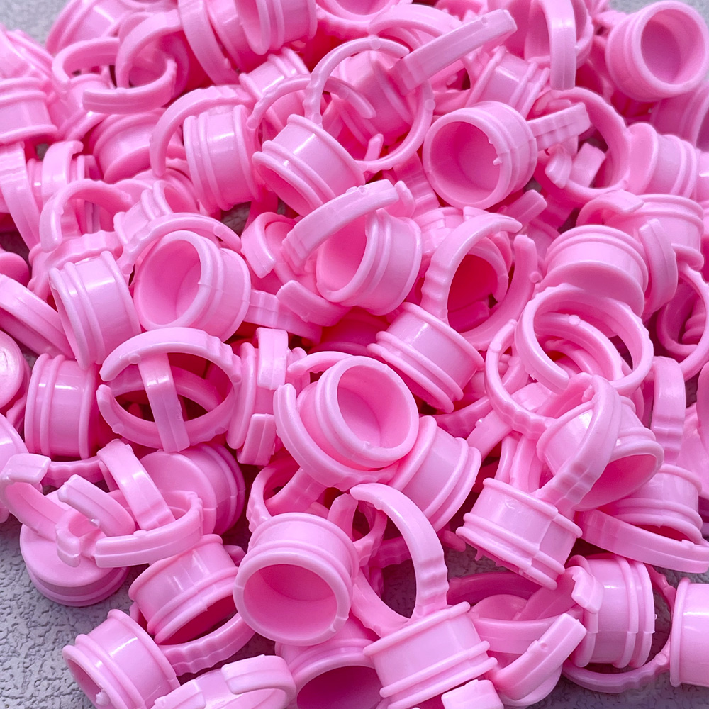 100Pcs Glue Rings For Lashes G - đánh giá và giá Eyelash Extension Examples
