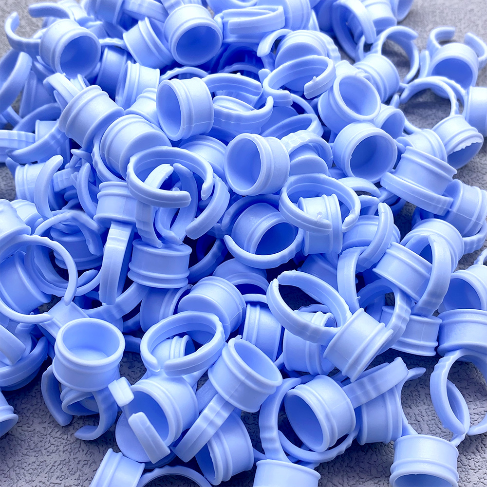 100Pcs Glue Rings For Lashes G - đánh giá và giá Eyelash Extension Examples