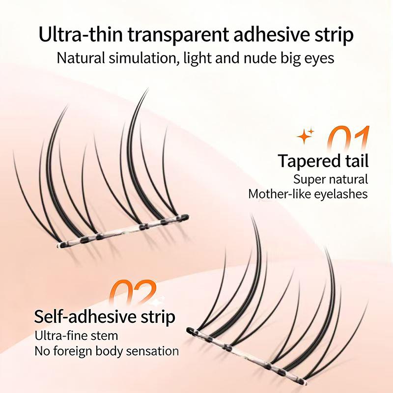 Black Self Adhesive False Eyel - đánh giá và giá Eyelash Extension No 11