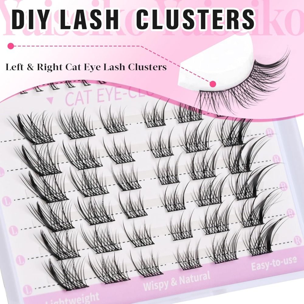 New 3D Cat Eye Self Adhesive L - đánh giá và giá Eyelash Extension Cat Eye Wispy