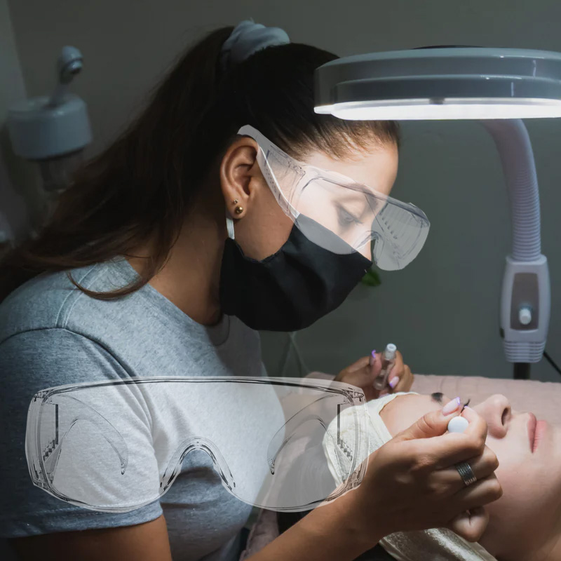 Uv Protect Glasses Eyelashes E - đánh giá và giá Eyelash Extension With Glasses