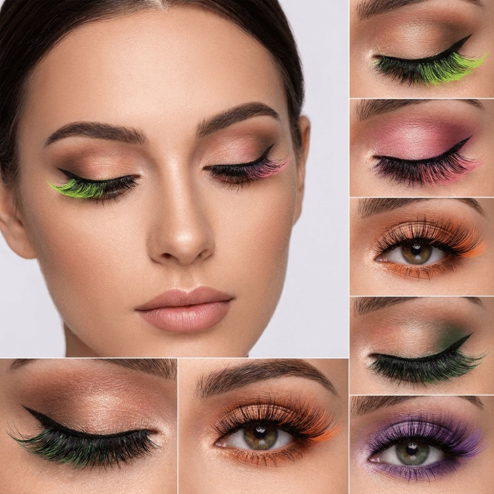 10 Pairs 3D Mink Colored Anime - đánh giá và giá Eyelash Extension Cat Eye Wispy