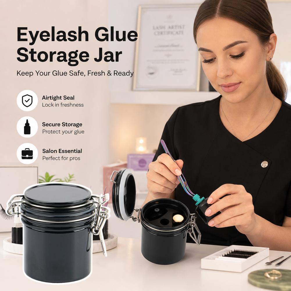Eyelash Glue Storage Tank Airt - đánh giá và giá Eyelash Extension Examples