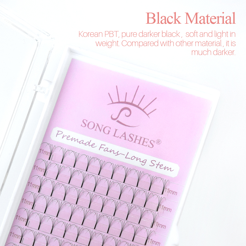 SONGLASHES Dài Tận Gốc 2D Để 6 - đánh giá và giá Eyelash Extension Russian Volume