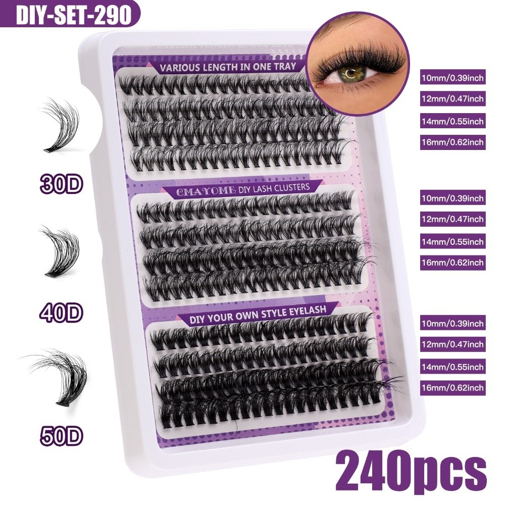 Natural Look False Eyelashes W - đánh giá và giá Lashes Eyelash Extension