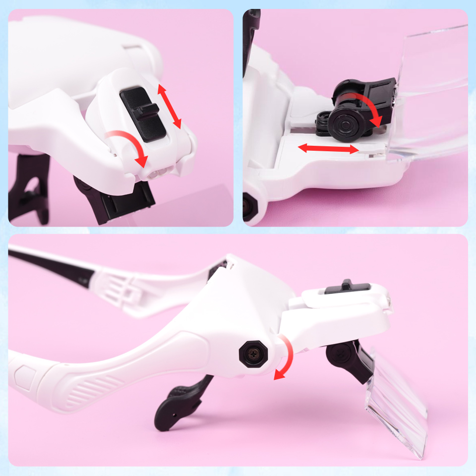 5 Lens Adjustable Loupe Headba - đánh giá và giá Eyelash Extension With Glasses