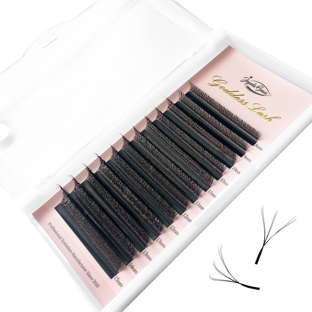 Goddess Double 3D/4DW Shaped E - đánh giá và giá Eyelash Extension Double Volume