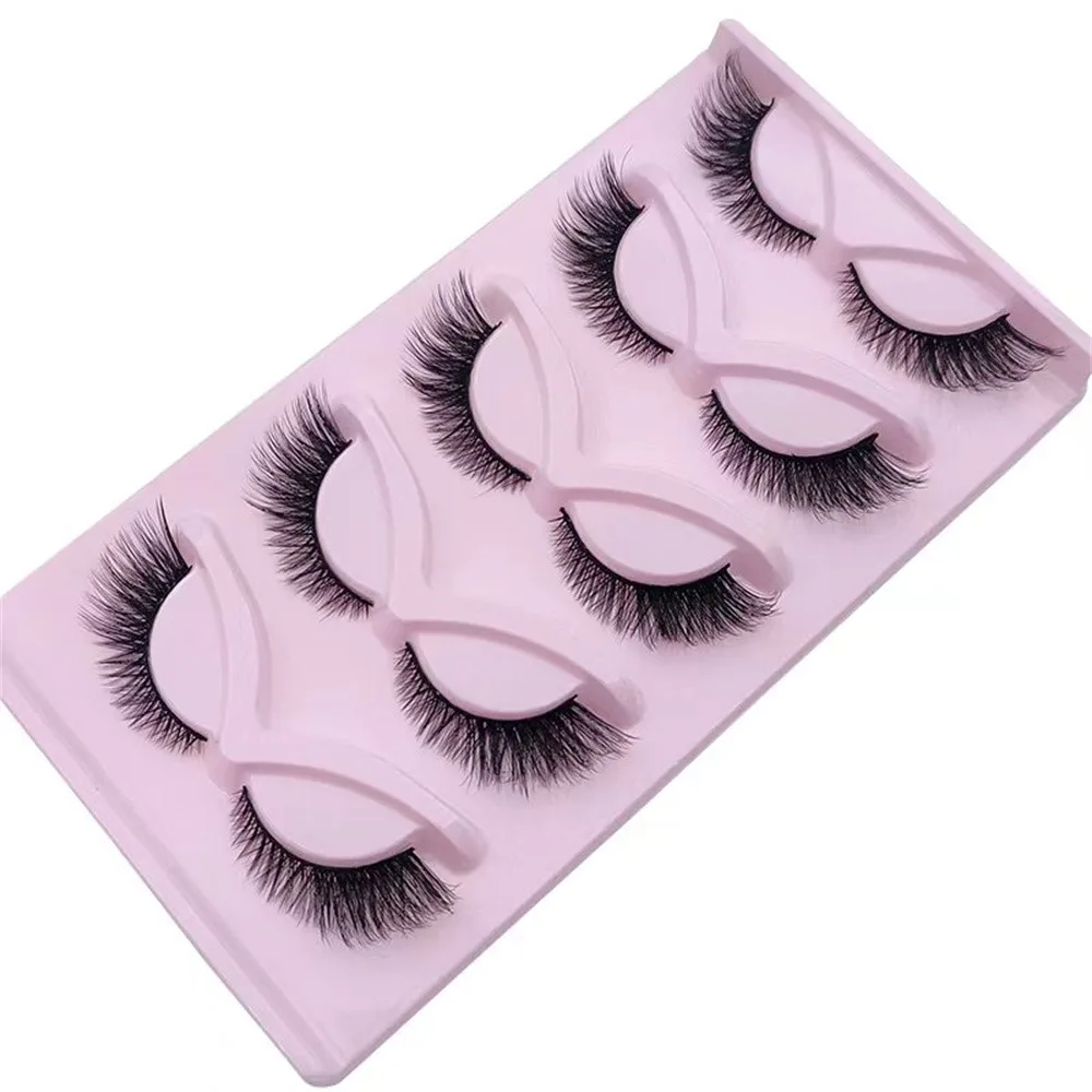5 Pairs Cat Eye Lashes Wispy F - đánh giá và giá Eyelash Extension Cat Eye Wispy