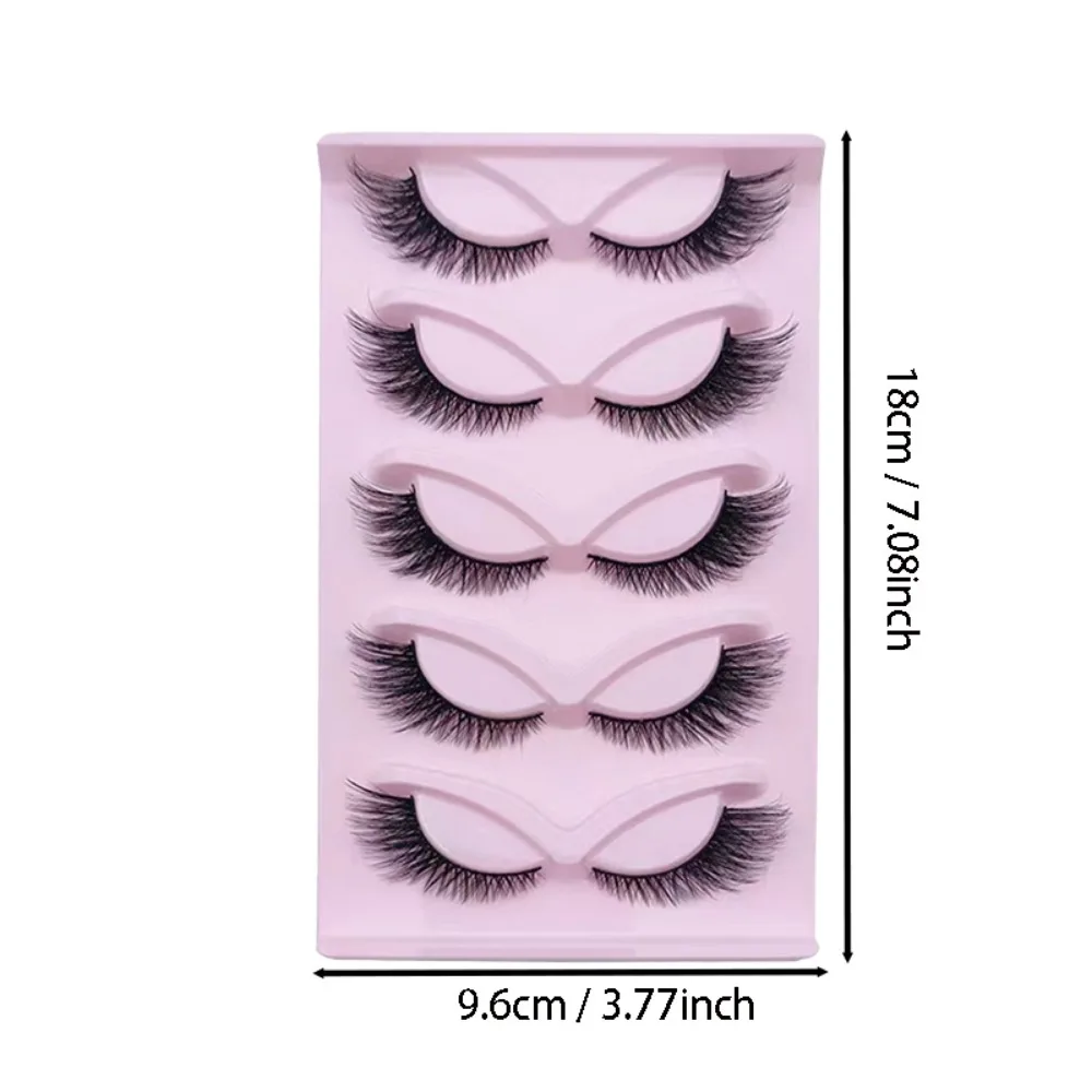 5 Pairs Cat Eye Lashes Wispy F - đánh giá và giá Eyelash Extension Cat Eye Wispy