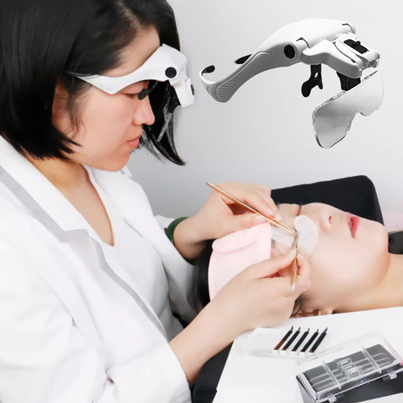 5 Lens Adjustable Magnifier Ey - đánh giá và giá Eyelash Extension With Glasses