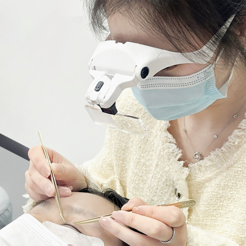 5 Lens Adjustable Magnifier Ey - đánh giá và giá Eyelash Extension With Glasses