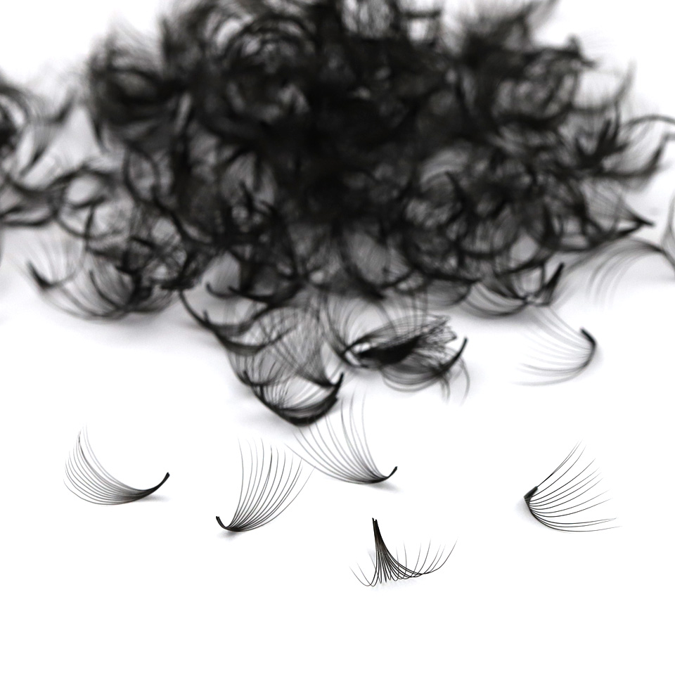 AGUUD 7mm Thin Pointy Base Rus - đánh giá và giá Eyelash Extension Russian Volume