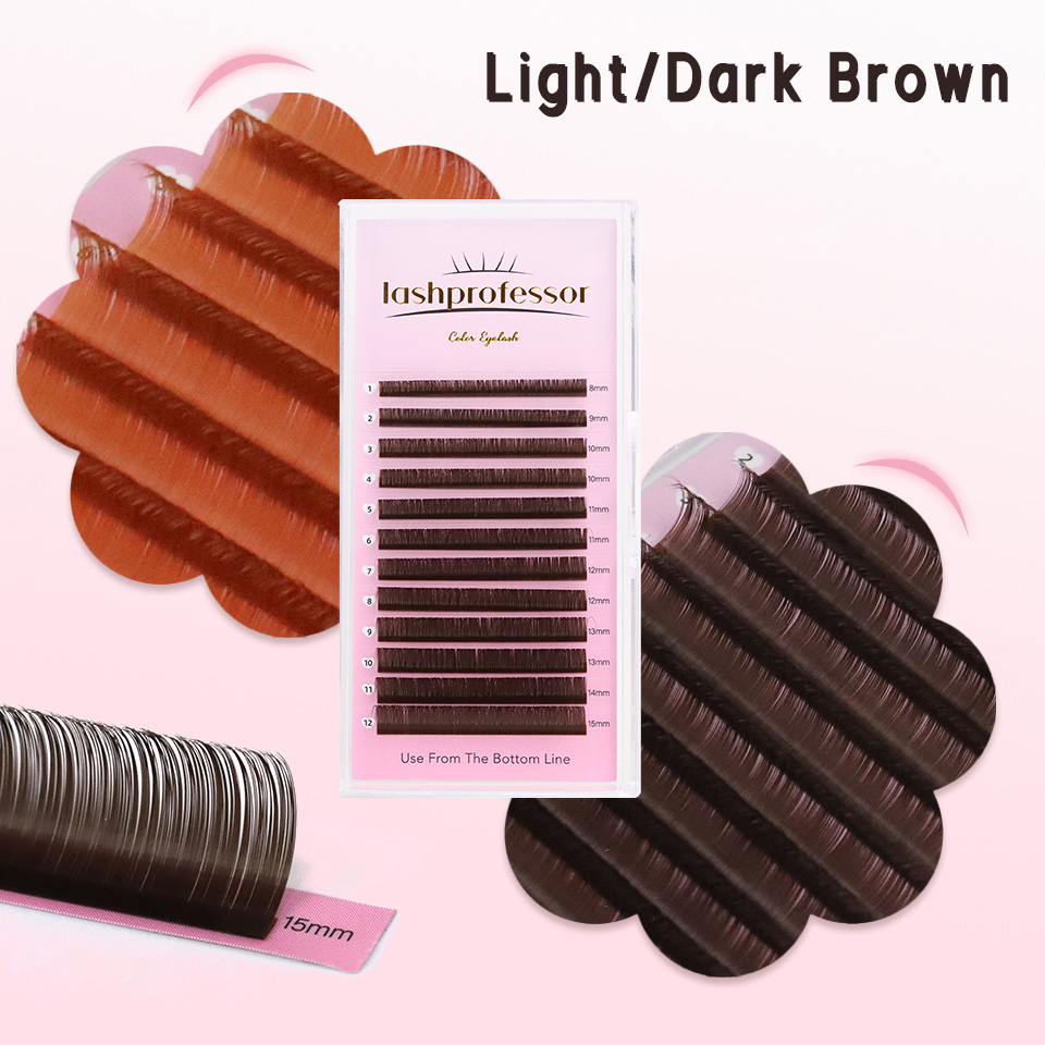 Dark Brown Eyelash Extension 0 - đánh giá và giá Eyelash Extension Russian Volume