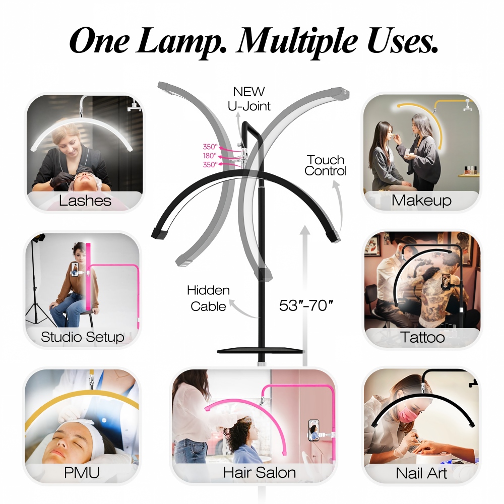 Free LOGO Hidden Cable LED Hal - đánh giá và giá Eyelash Extension No 11