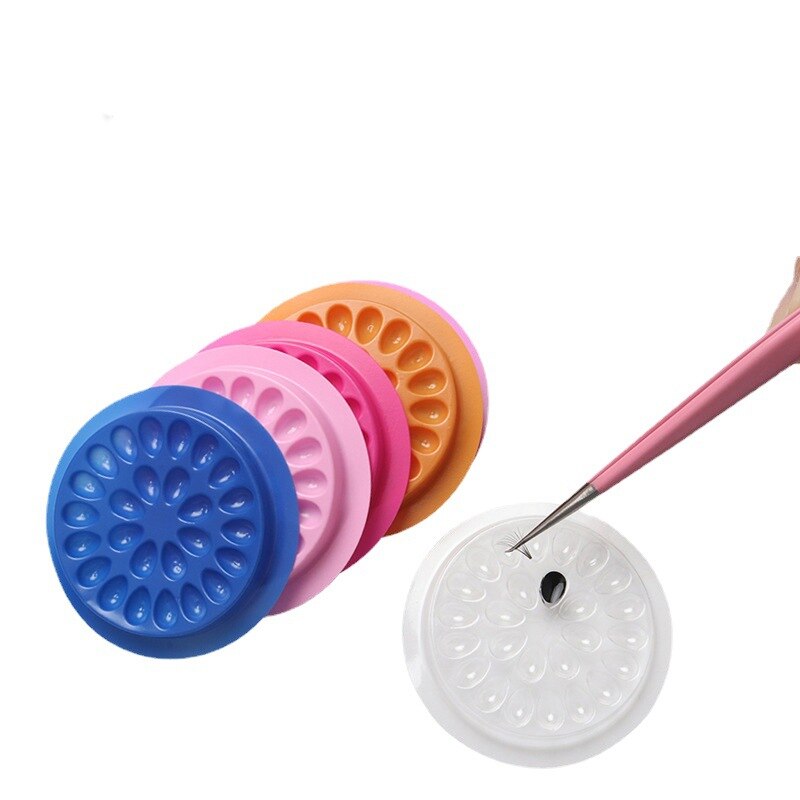 100pcs Eyelash Glue Holder Eye - đánh giá và giá Eyelash Extension Examples
