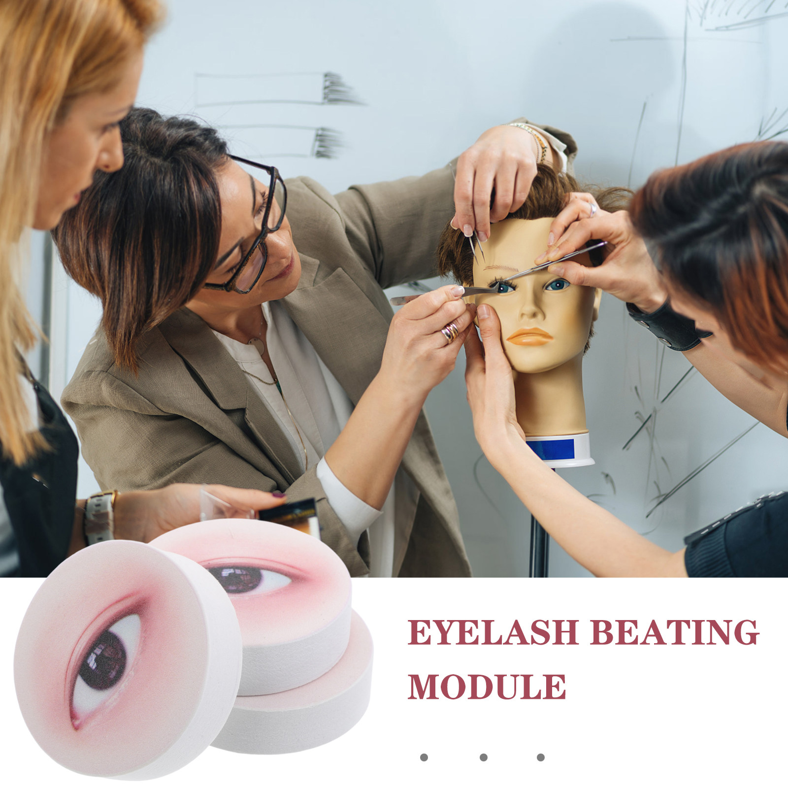 3Pcs Lash Extension Practice B - đánh giá và giá Eyelash Extensions