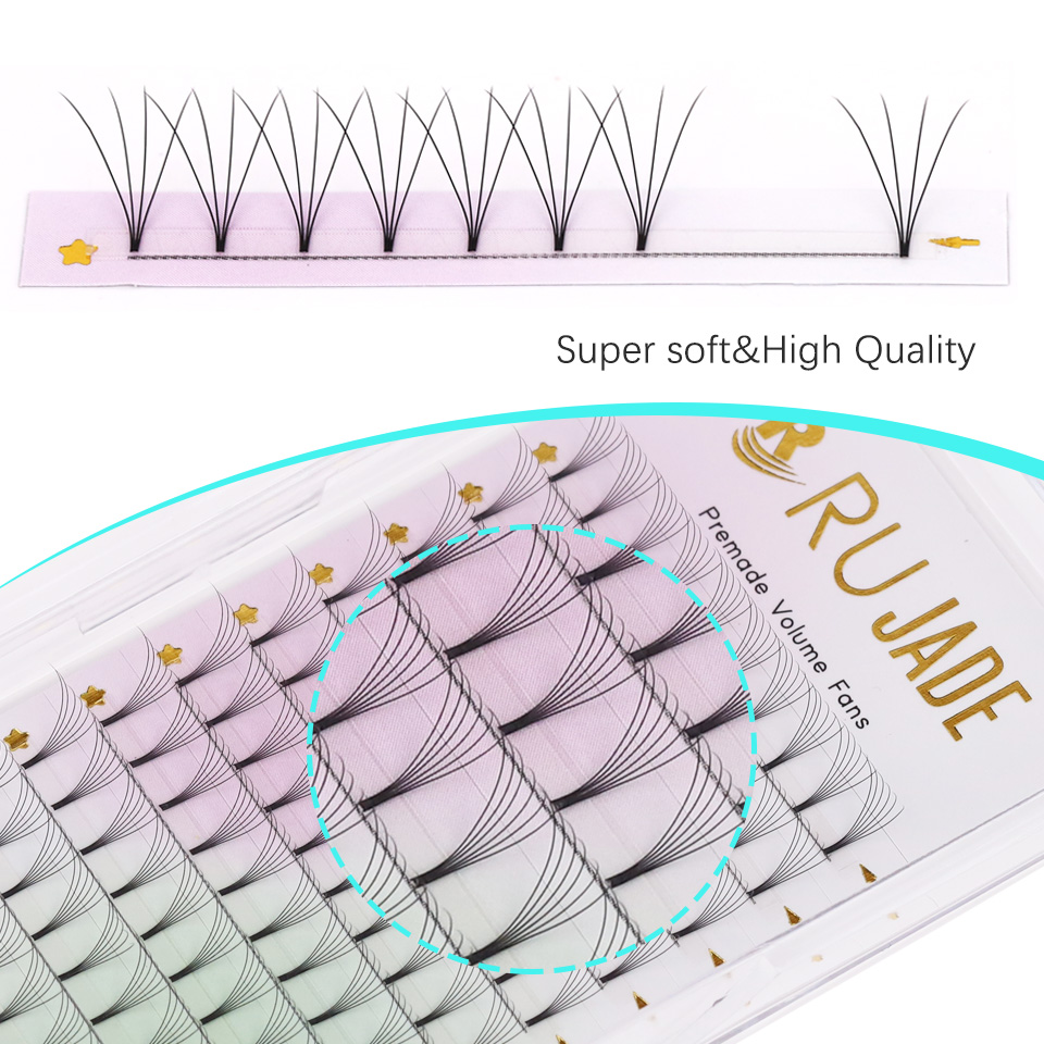 Rujade Premade Volume Fans Sho - đánh giá và giá Eyelash Extension Russian Volume