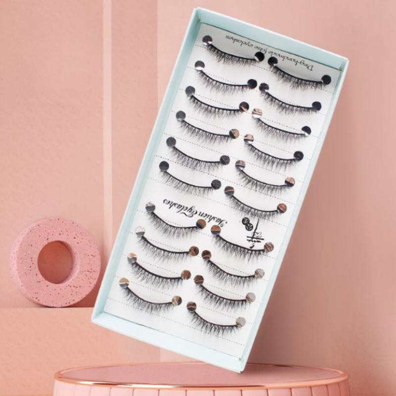 10 Pairs Natural Long Wispy Ca - đánh giá và giá Eyelash Extension Cat Eye Wispy