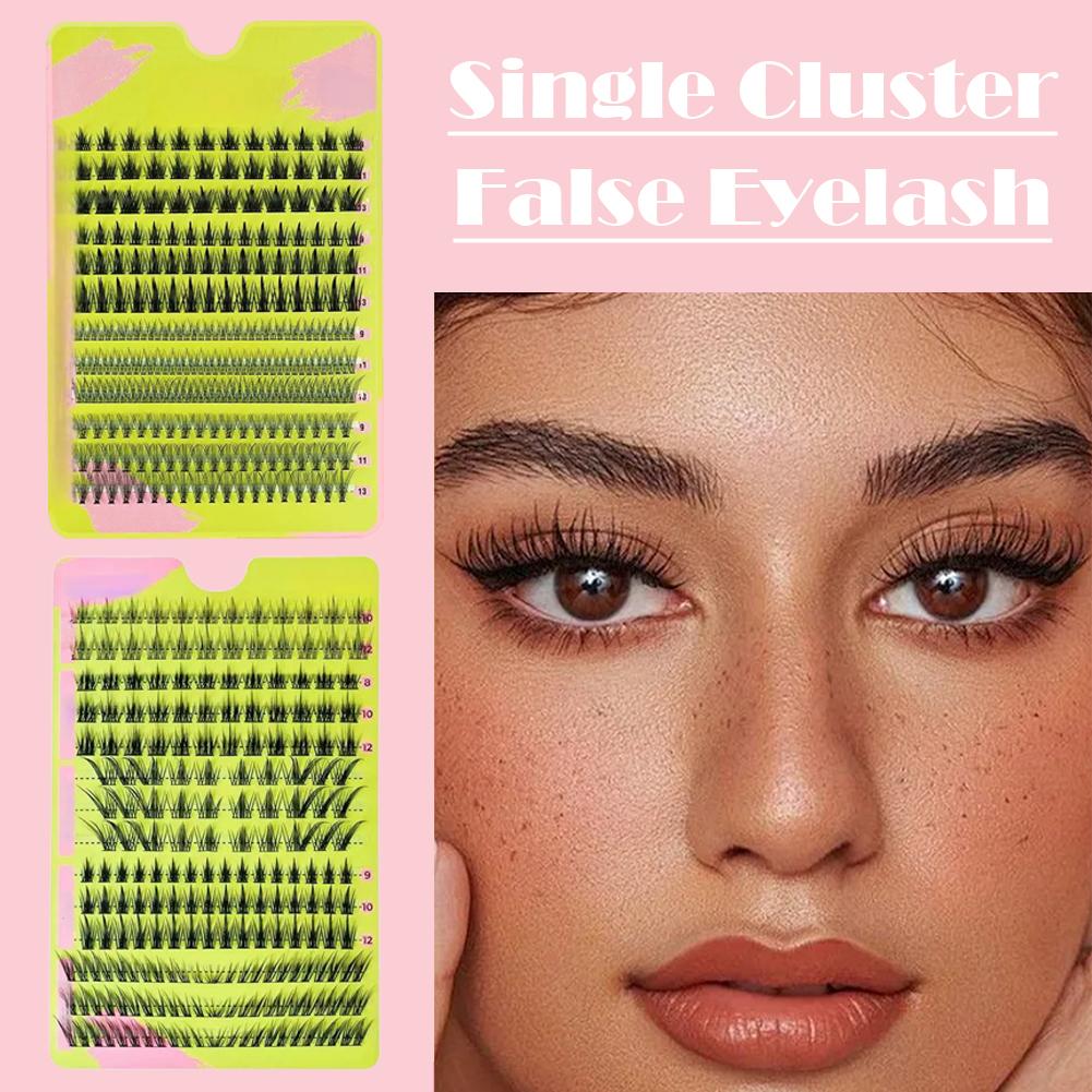 Natural Cluster False Eyelashe - đánh giá và giá Eyelash Extension Cat Eye Wispy