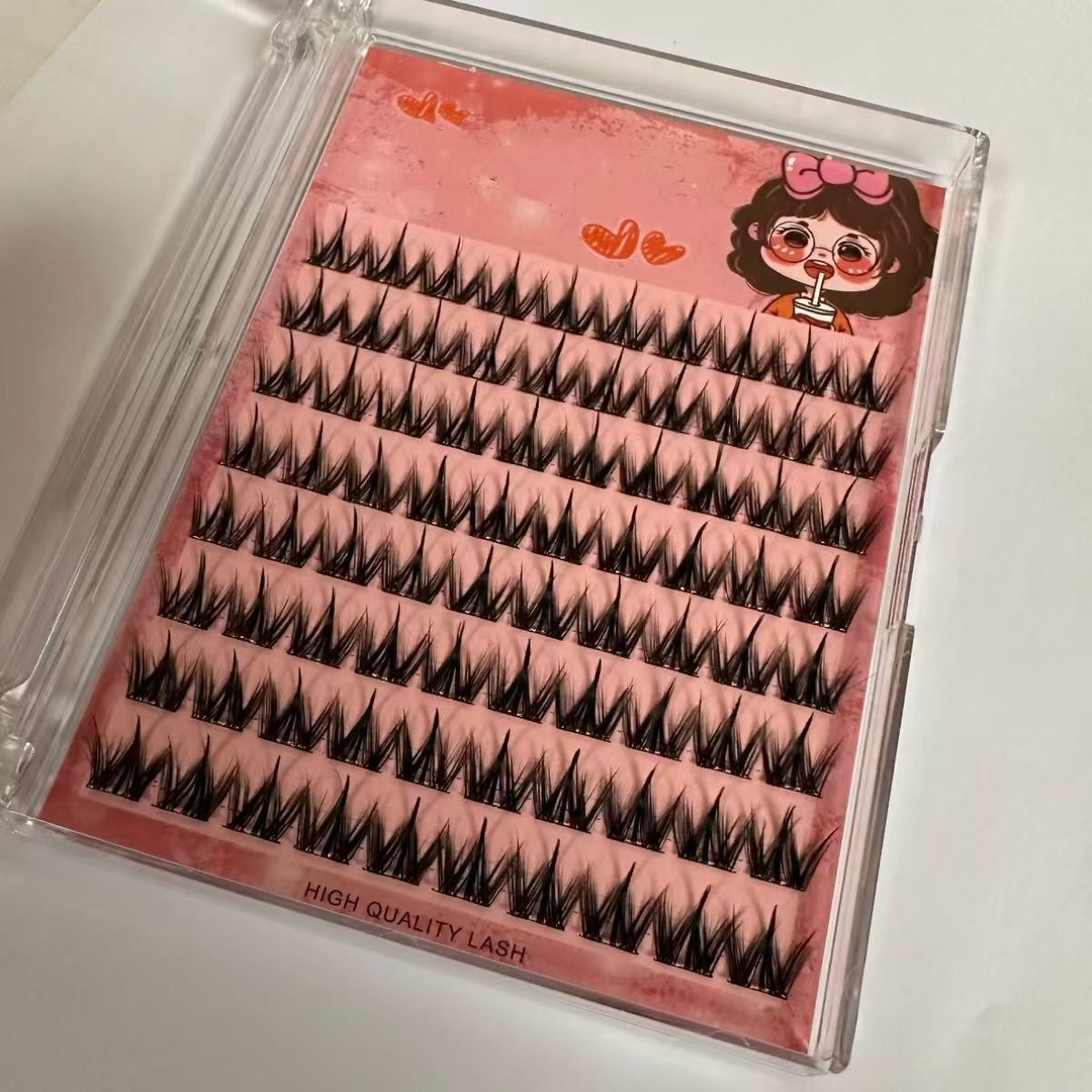 100PCS Natural Self Adhesive E - đánh giá và giá Eyelash Extension No 11